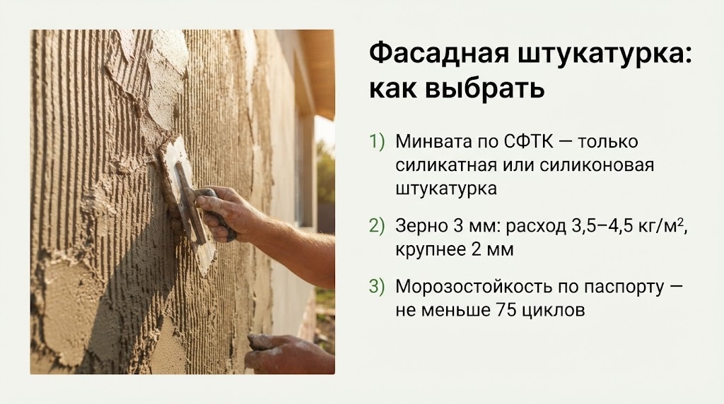 Фасадная штукатурка: как выбрать