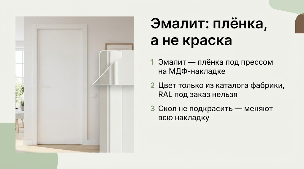 Эмалит: плёнка, а не краска