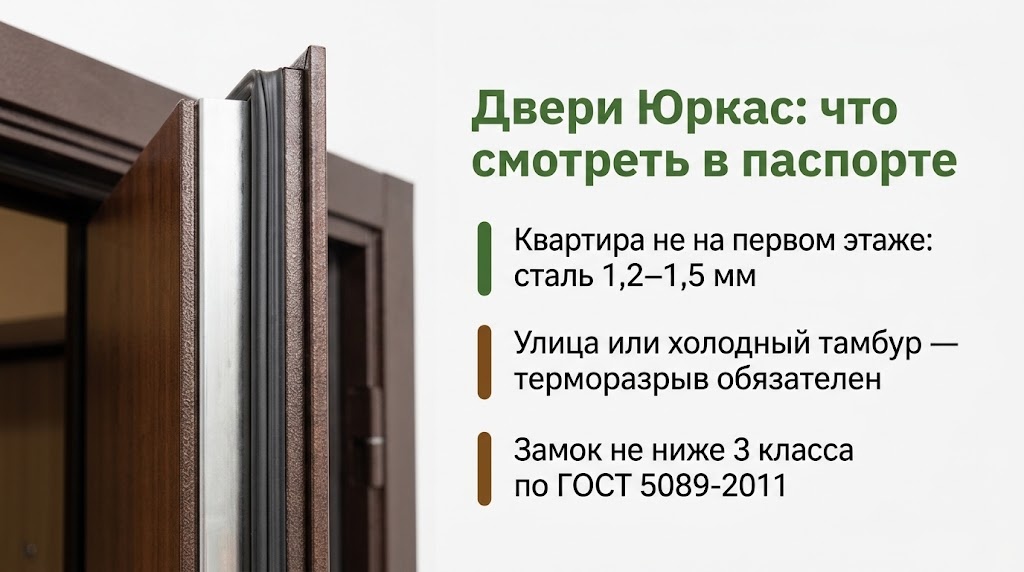 Двери Юркас: что смотреть в паспорте