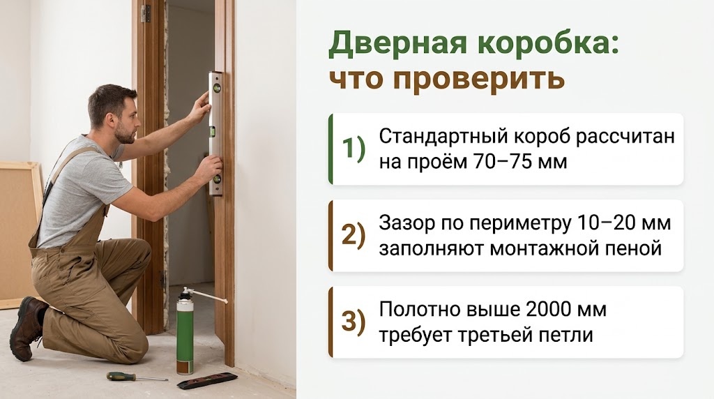 Дверная коробка: что проверить