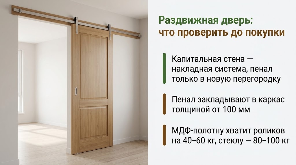 Раздвижная дверь: что проверить до покупки